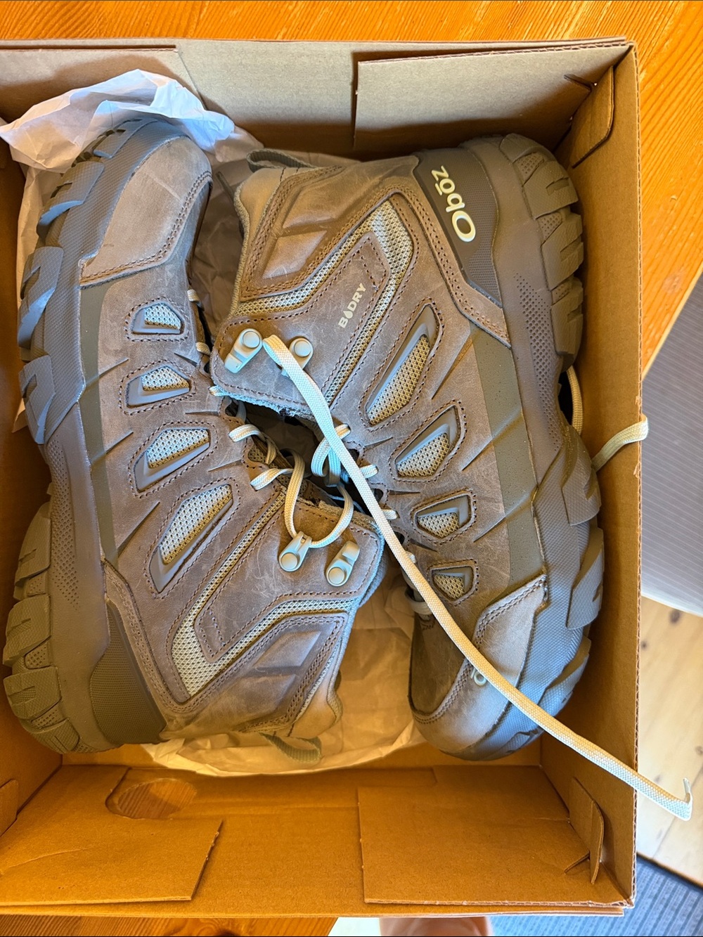 Oboz Women's Lace-Up Hiking Boots in Gray NWT size 11